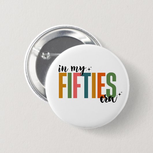 50. Geburtstag Button (Vorne & Hinten)