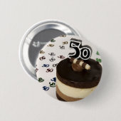 50. Geburtstag Button (Vorne & Hinten)