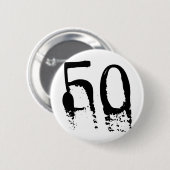 50. Geburtstag Button (Vorne & Hinten)