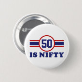 50. Geburtstag Button (Vorne & Hinten)
