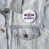 50. Geburtstag Button (Beispiel)
