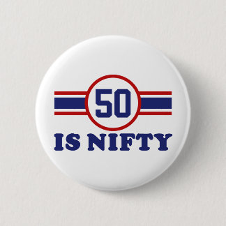 50. Geburtstag Button