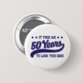 50. Geburtstag Button (Vorne & Hinten)