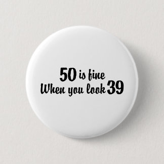 50. Geburtstag Button