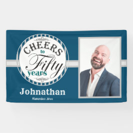 50. Geburtstag Cheers to 50 Years Banner