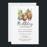50. Geburtstag Cocktails Lässige Einladung<br><div class="desc">Cocktails Einladungen zum Geburtstag. Einfach zu personalisieren. Alle Texte sind individuell einstellbar und lassen sich für Ihr eigenes Party leicht ändern. Einfache Watercolor fruchtig Drink Grafik. Einladungen für sie. Bar oder Hinterhof GRILLEN Geburtstagsdesign. Jedes Alter,  ändern Sie einfach den Text.</div>