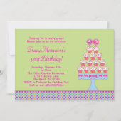 50. Geburtstag Cupcakes Einladung (Vorderseite)