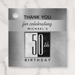 50. Geburtstag Danke Geschenkanhänger