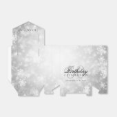 50. Geburtstag Danke Silver Winter Wonderland Geschenkschachtel (Ungefaltet)