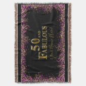 50. Geburtstag Decke (Vorderseite Vertikal)