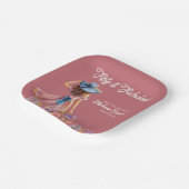 50. Geburtstag der eleganten Frau Pappteller (Gewinkelt)