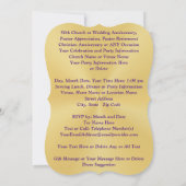 50. Geburtstag der Kirche / 50. Hochzeitstag Einladung (Rückseite)