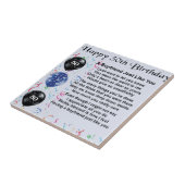 50. Geburtstag des Freundgedichtes Fliese (Seite)