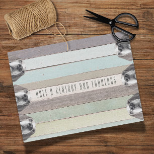 50. Geburtstag ein halbes Jahrhundert und vorzügli Seidenpapier