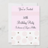 50. Geburtstag Einladung (Vorderseite)