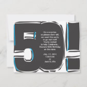 50. Geburtstag Einladung (Vorderseite)