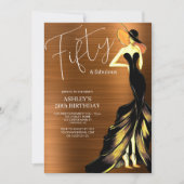 50. Geburtstag Einladung (Vorderseite)