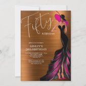 50. Geburtstag Einladung (Vorderseite)