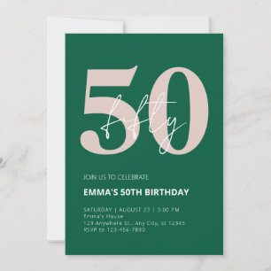 50. Geburtstag Einladung