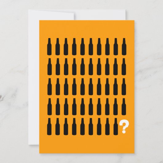 50. Geburtstag Einladung - Beifall! (Vorderseite)