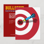 50. Geburtstag - Einladung von Stieraugen (Vorne/Hinten)