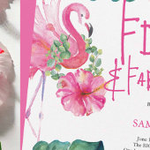 50. Geburtstag Einladungen Tropische Wasserfarben