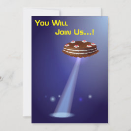 50. Geburtstag 👽 Entführung von UFO-Alien Einladung