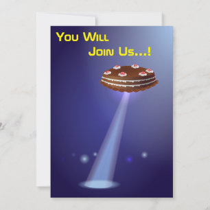 50. Geburtstag 👽 Entführung von UFO-Alien Einladung