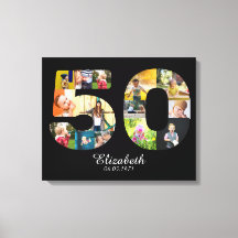 50. Geburtstag Erstellen Sie Ihr eigenes Multi-Fot