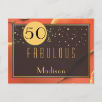 50. Geburtstag Fabulous Tomato Red