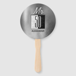 50. Geburtstag Fächer