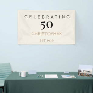 50. Geburtstag feiern Banner