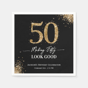 50. Geburtstag Feiern Serviette