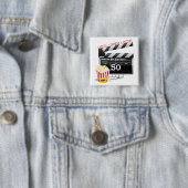 50. Geburtstag Filmthema Button (Beispiel)