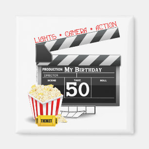 50. Geburtstag Filmthema Magnet