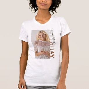 50. Geburtstag Foto-Collage T-Shirt Personalisie