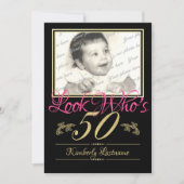 50. Geburtstag Foto Einladung (Vorderseite)