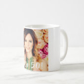 50. Geburtstag Foto hallo 50 Frauen Kaffeetasse (VorderseiteRechts)