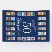 50. Geburtstag FotoCollage Kapitel 50 Banner (Horizontal)