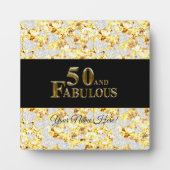 50. Geburtstag Fotoplatte (Vorderseite)