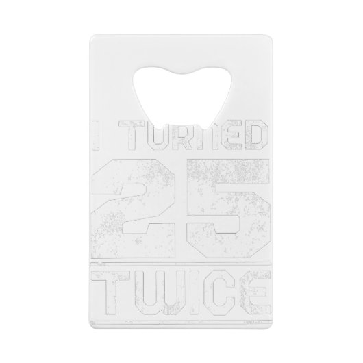 50. Geburtstag Funny Geldbeutel Flaschenöffner (Rückseite)