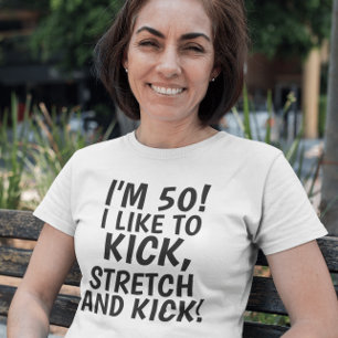 50. GEBURTSTAG FUNNY LADIES T - SHIRT