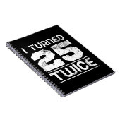 50. Geburtstag Funny Notizblock (Rechte Seite)