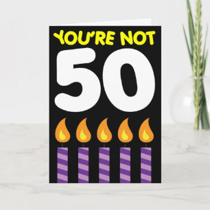 50. Geburtstag Funny Tarif Karte