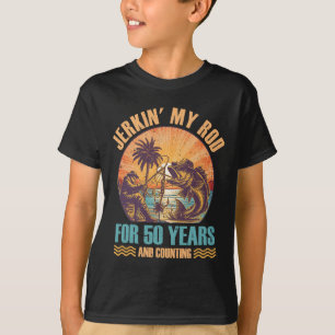 50. Geburtstag für Fischer Jerkin' Meine Runde 50  T-Shirt