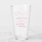 50. Geburtstag für Frauen Glas (Rückseite)