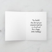 50. Geburtstag für ihre lustige Karte (Innenseite)