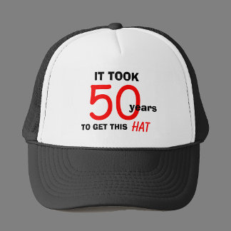 50. Geburtstag Gag Geschenke Hat für Männer Truckerkappe