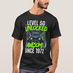 50. Geburtstag Gaming Level 50 Phantastischer Sin T-Shirt