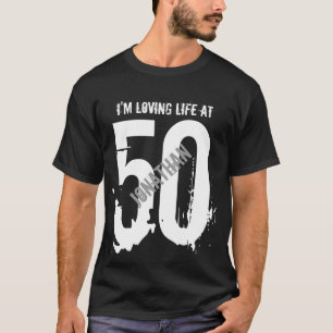 50. Geburtstag Gegenwart oder jedes Jahr ich liebe T-Shirt